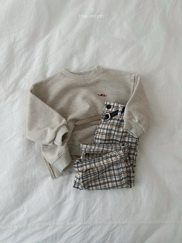 〘予約〙minirobe / Adele Check Pants