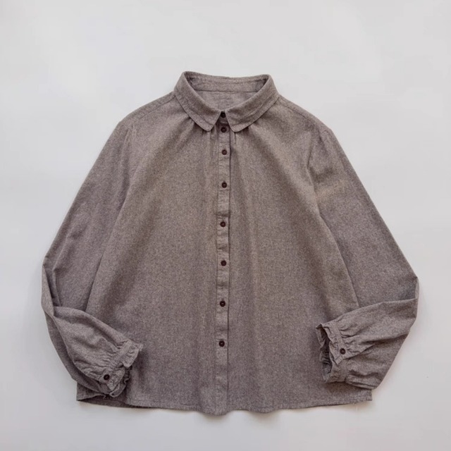 カラーステッチデザインシャツ F3848