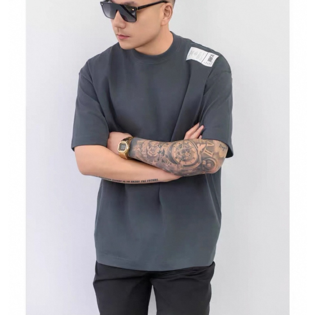 Shoulder tag design tee 0688 - 4