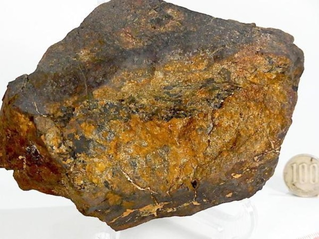 【 隕石 】石質隕石 Dhofar1722 1097g Lコンドライト 登録済 博物館級