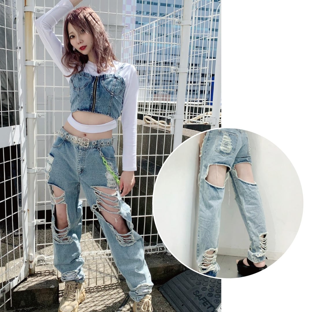 ダメージJEANS