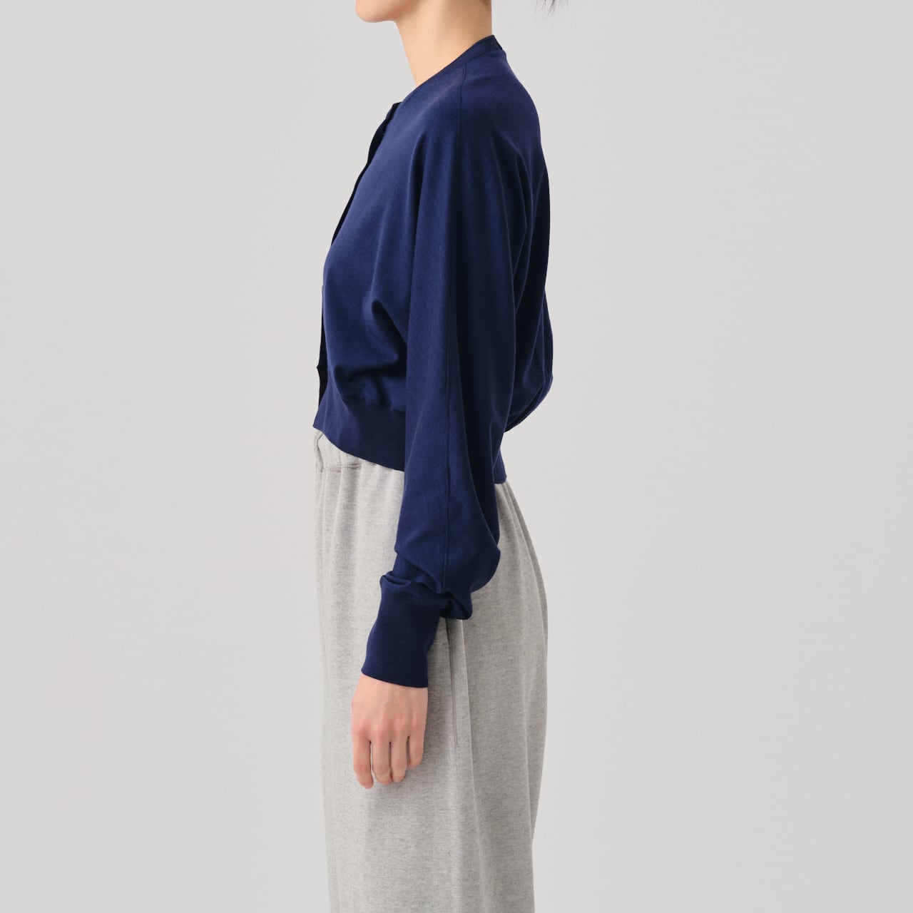 High Twist Summer Wool Balancircular® Crew Neck Cropped Knit