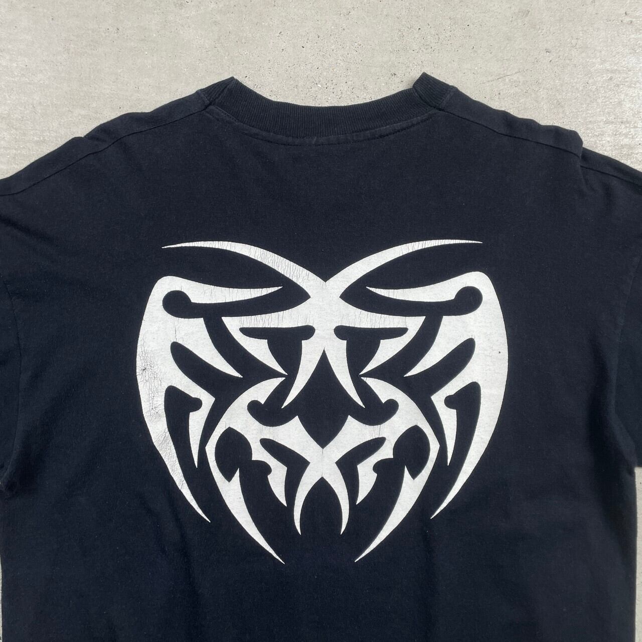 90年代~00年代 UNKNOWN トライバル柄 ロングTシャツ ロンT 袖プリ