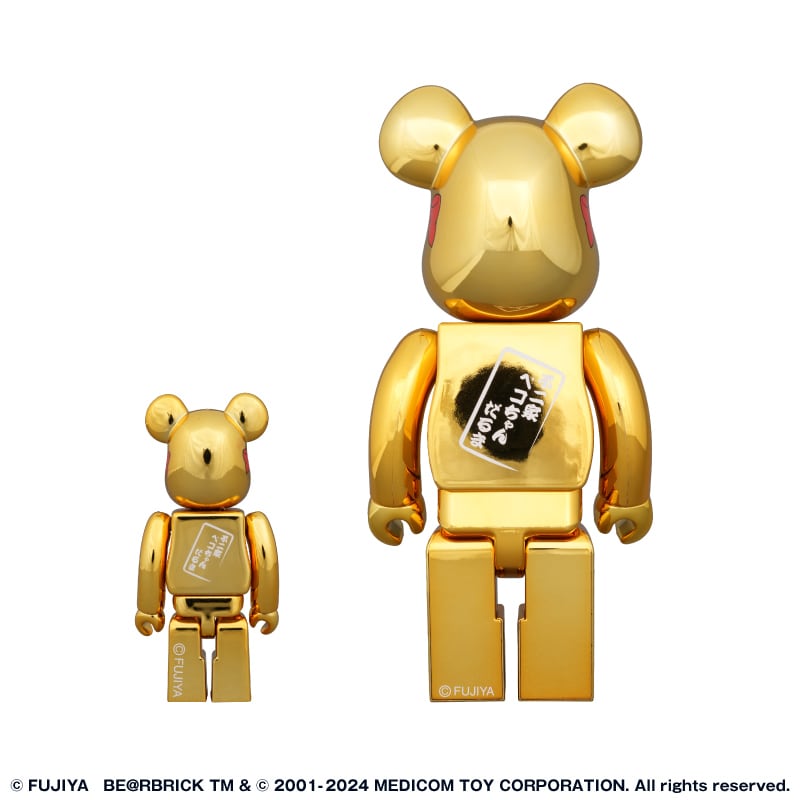 BE@RBRICK 達磨 ペコちゃん 金メッキ 100% & 400% | familytown 