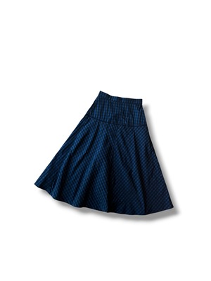 MARILYN MOON gingham check skirt