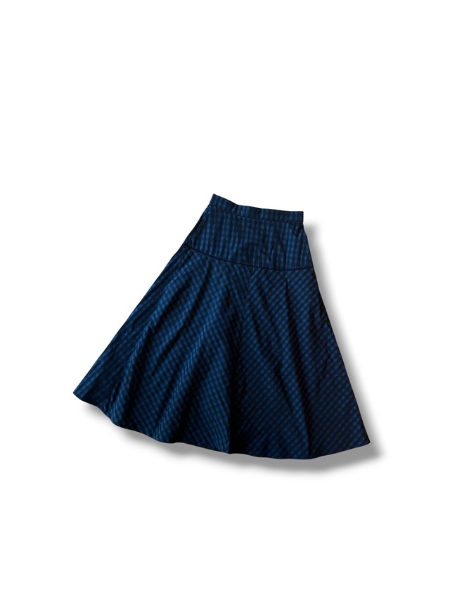 MARILYN MOON gingham check skirt