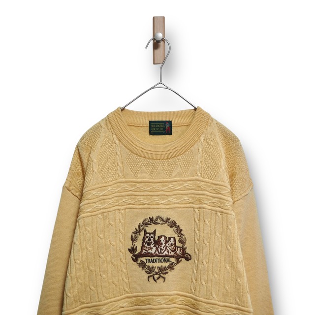 【VINTAGE】デザインニット