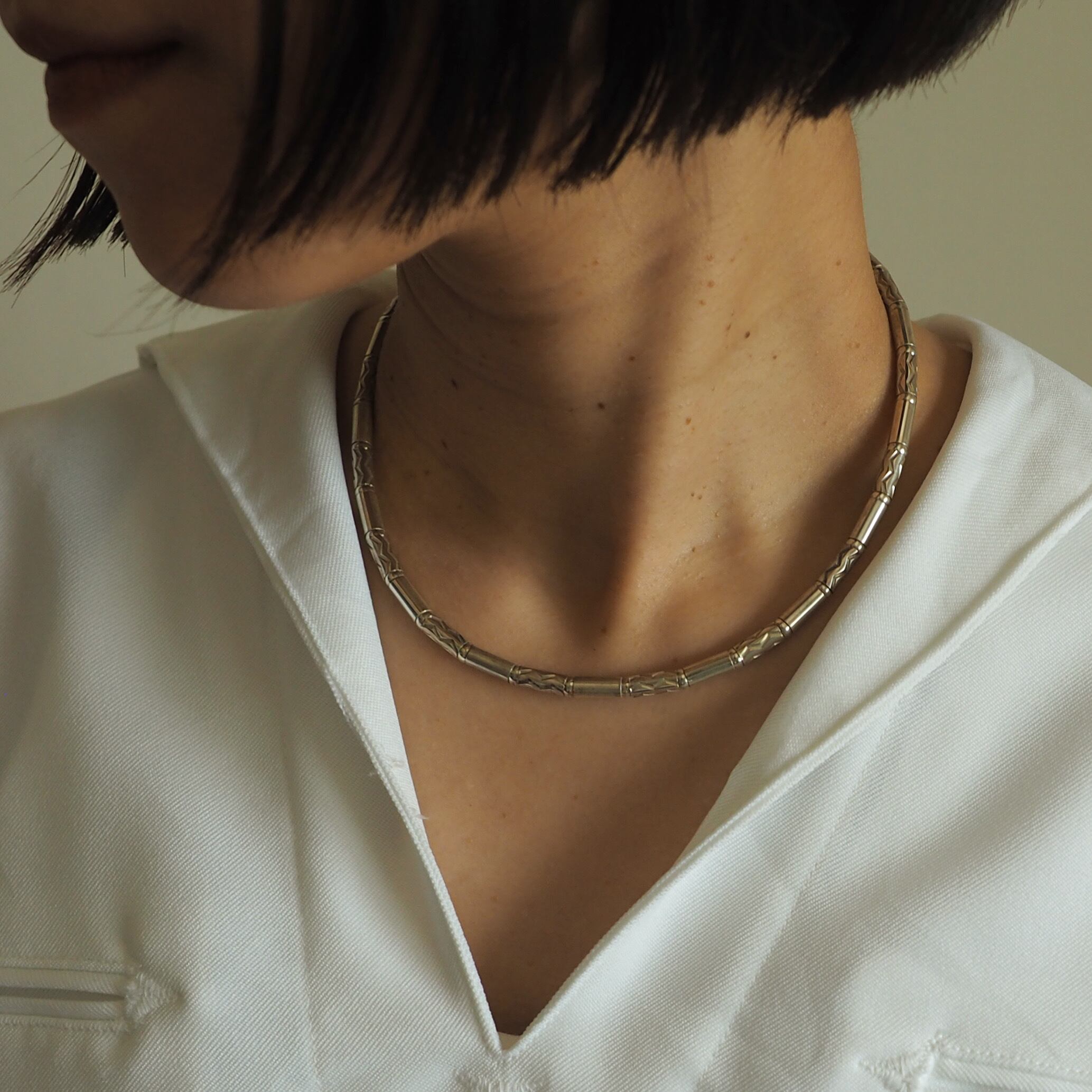 Old Tiffany & Co. Zigzag Necklace Made In Germany | nanika vintage