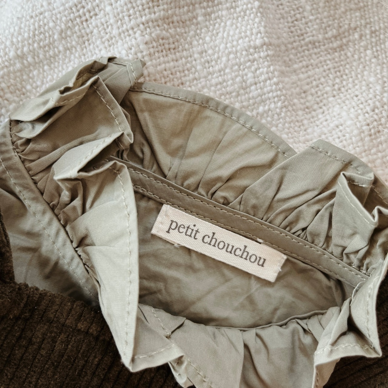 《即納》モックネックシャツ