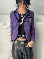 "STIGMATA" Stripe School Jacket