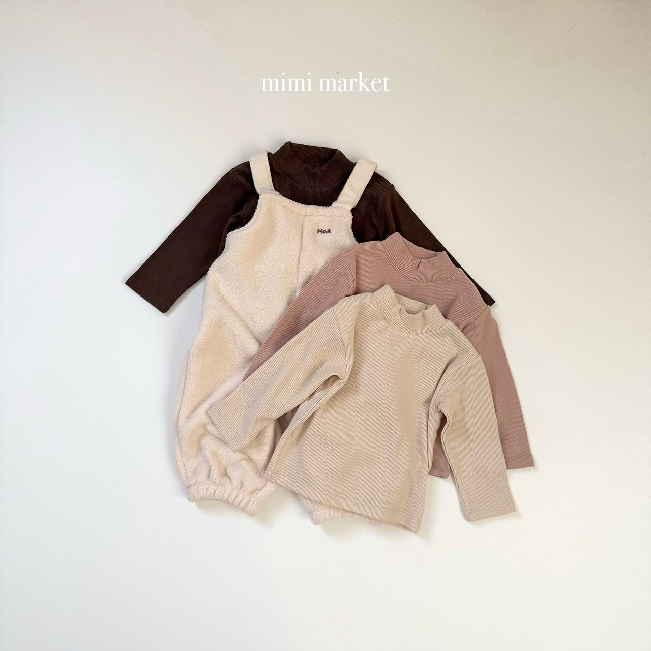 ミミマーケット / mimimarket / オーブハイネックT / 韓国子供服 / キッズ / 26winter〖取寄〗*S~L*