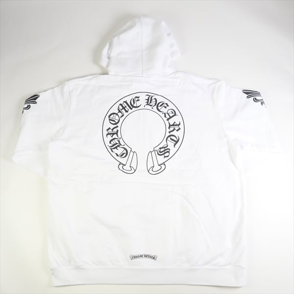 Size【XL】 CHROME HEARTS クロム・ハーツ HORSESHOE ZIP HOODIE WHITE