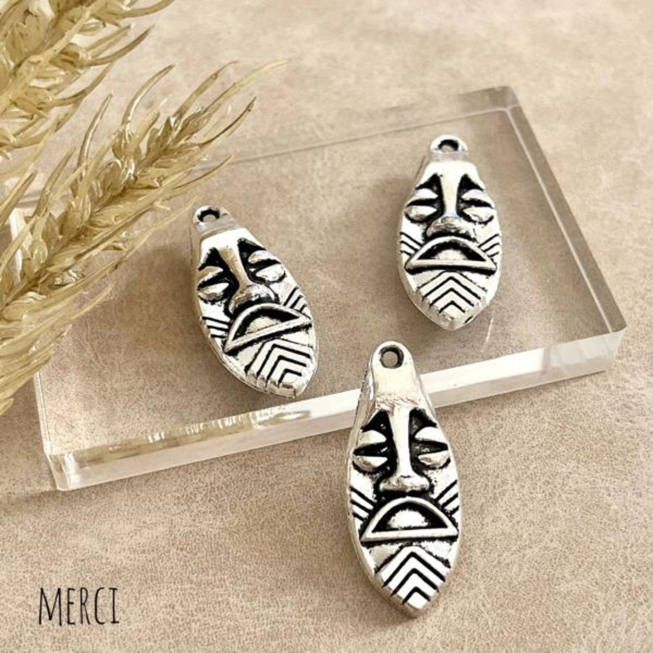 【2個】ティキチャーム/ハワイアン