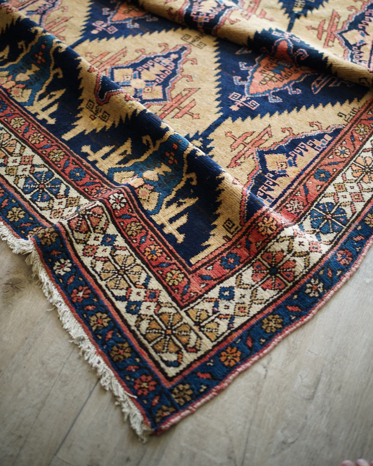 101】Semi Antique Persian Afshar rug 1940's | PAY ID