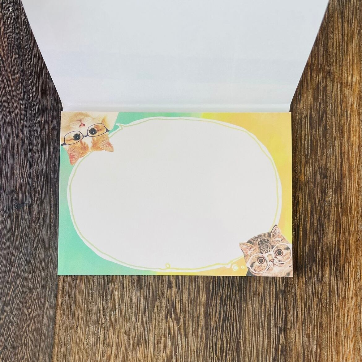☆ねこメモパッド|SYARENEKO×GLASS 猫 ネコ ねこ 猫雑貨 ねこモチーフ ネコ柄 コンパクトサイズ かわいい 文具 メモ帳