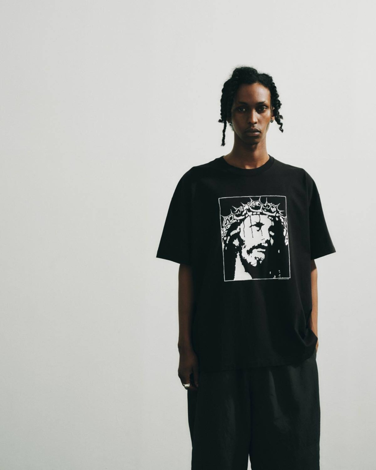 Print S/S Tee - JESUS (White)