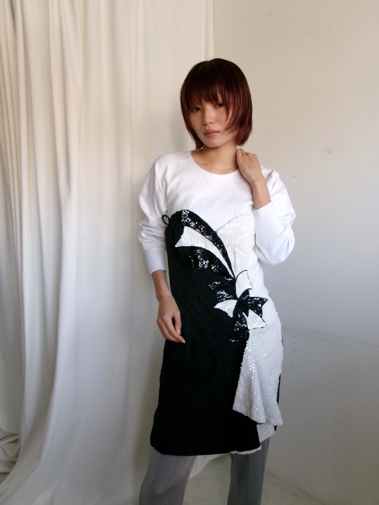 90‘s Spangled bare dress  Made in U.S.A