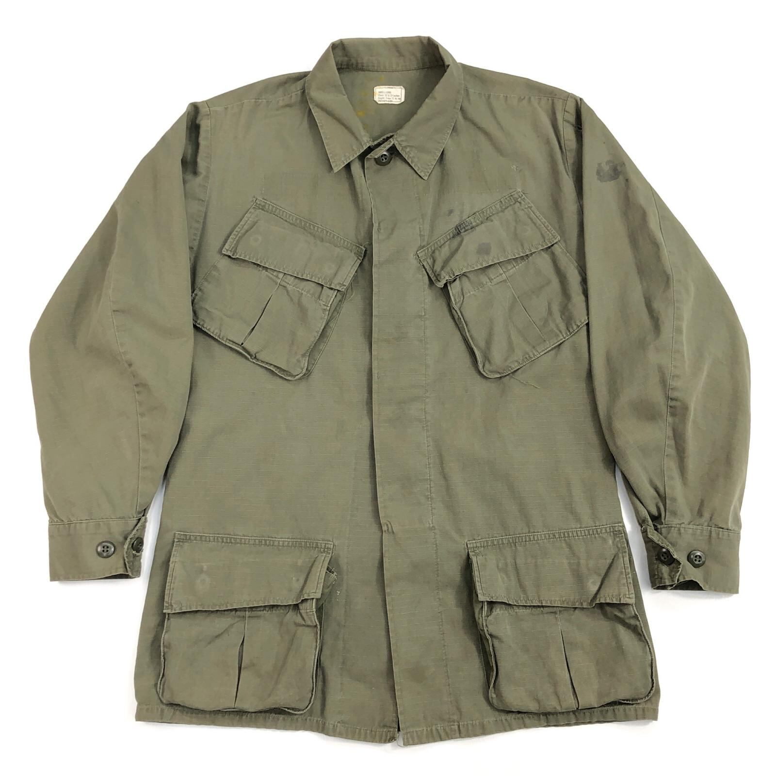 70年代 U.S.ARMY COMBAT TROPICAL RIP-STOP 4th jungle fatigue jacket