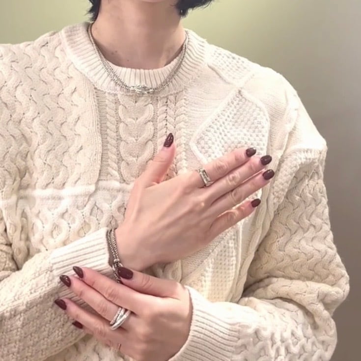 希少【TIFFANY&CO.】ティファニー2261ツイストダブルロープネックレス
