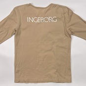 INGEBORG インゲボルグ 長袖 Tシャツ カットソー /ベージュ レディース
