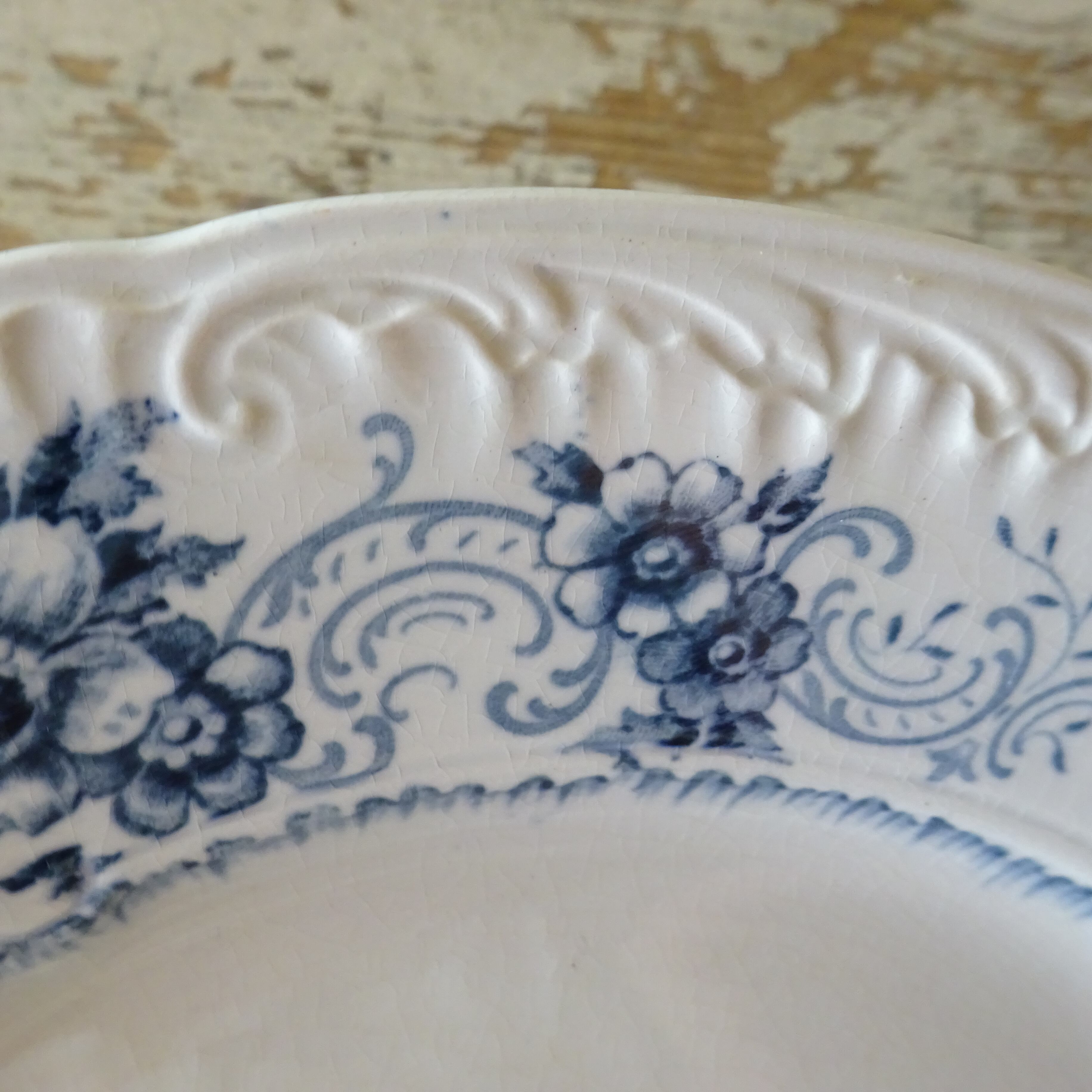 【 Nouveauté 】☆U & C SARREGUEMINES modèle《AÏDA》assiette plate (C)