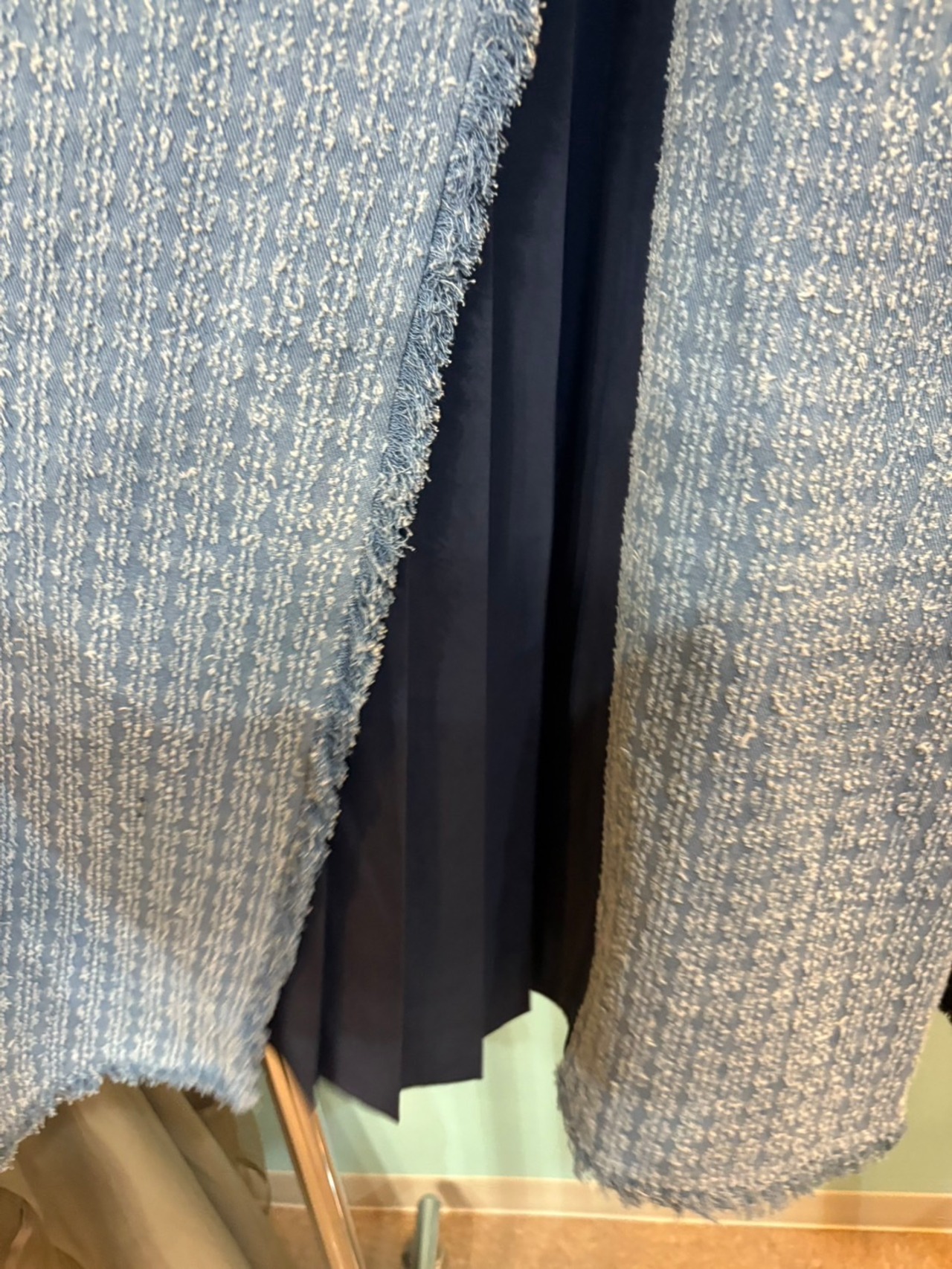 GALENA　ツイードライクデニムスカート　70060-2100