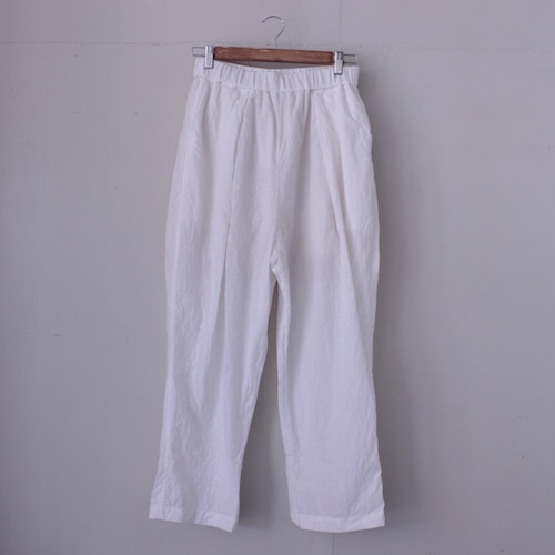 TULIP EN MENSEN / ONE TACK EASY PANTS / WHITE