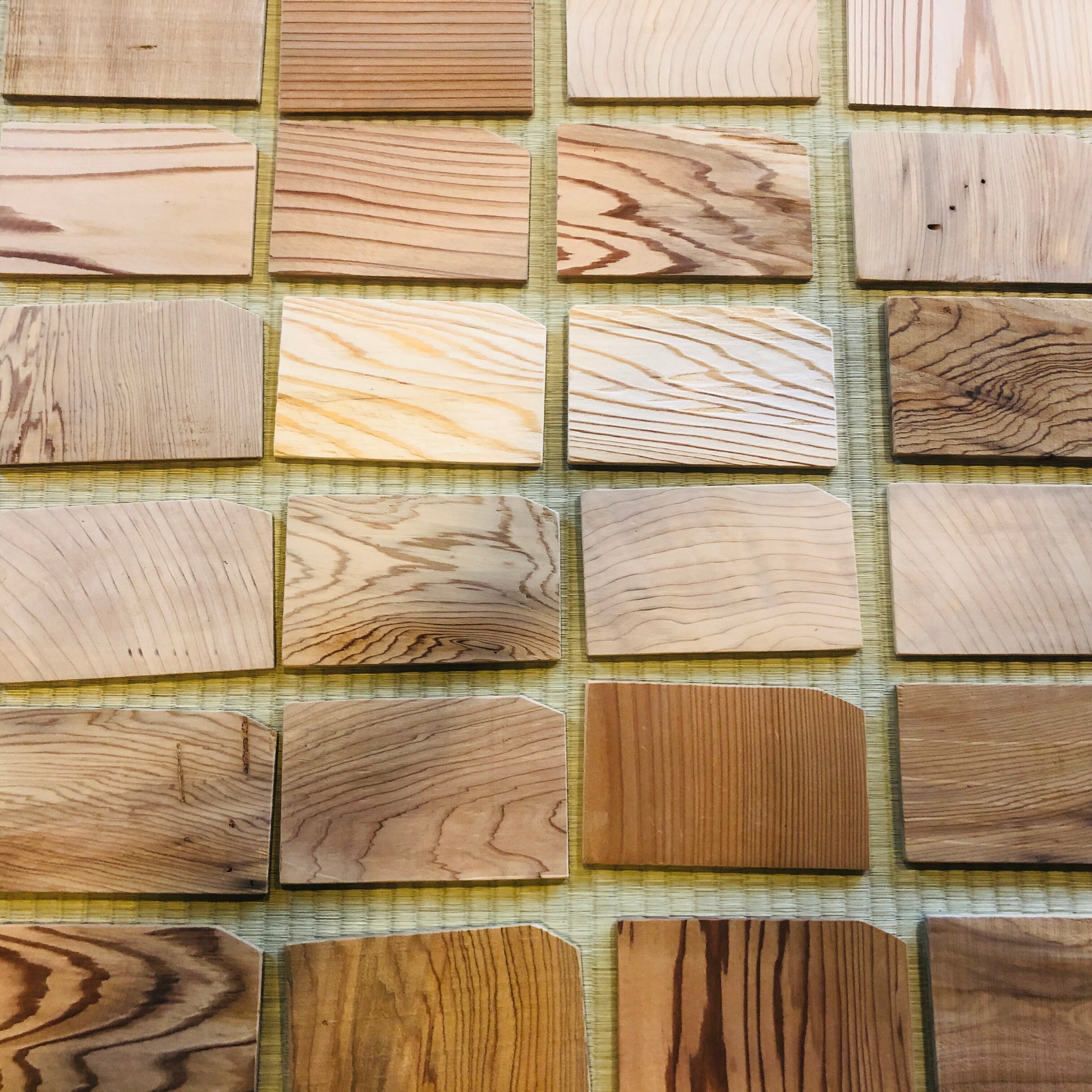 20 銘々皿／杉 | 吉岡建築株式会社