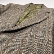 70s ビンテージ USA製 Barrington バーリントン Harris Tweed ハリスツイード 2B テーラードジャケット サイズ L~XL程度 /ユニオンチケット