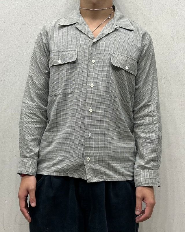 90's Polo by Ralph Lauren Open Collar Check Shirt【下北沢店】
