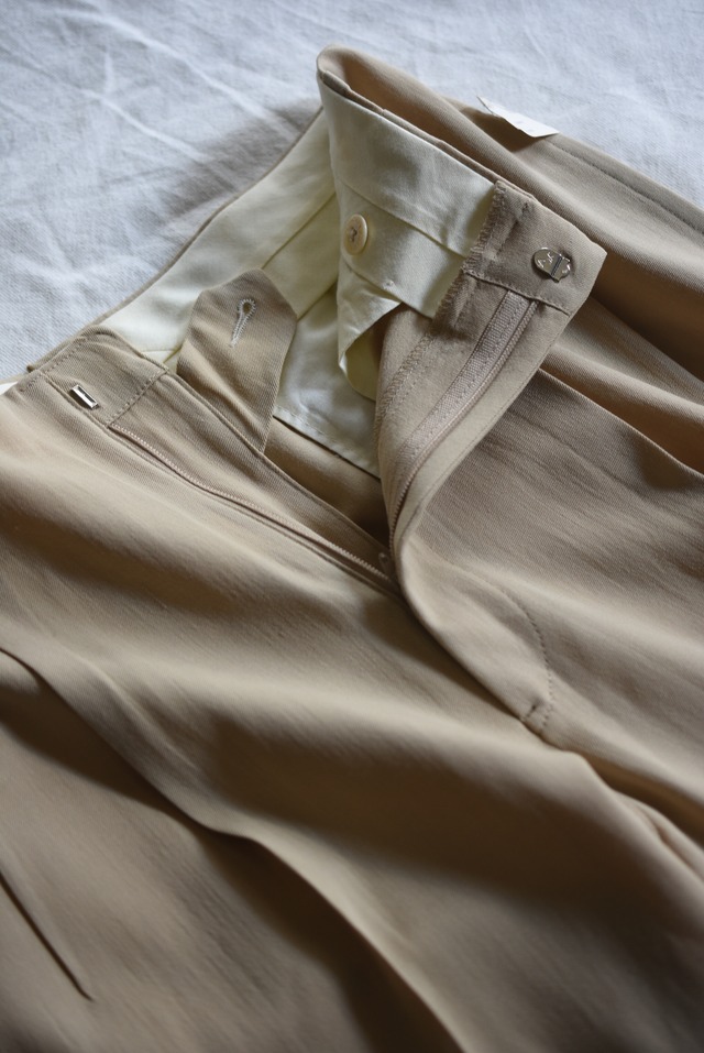OK／80-90's "Polo by Ralph Lauren" wool gabardine slacks ／ dead stock