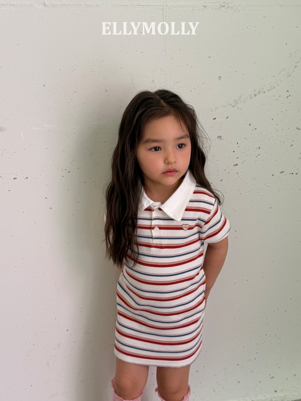 [ELLYMOLLY] Picnic Collar Dress / [엘리몰리] 피크닉카라원피스