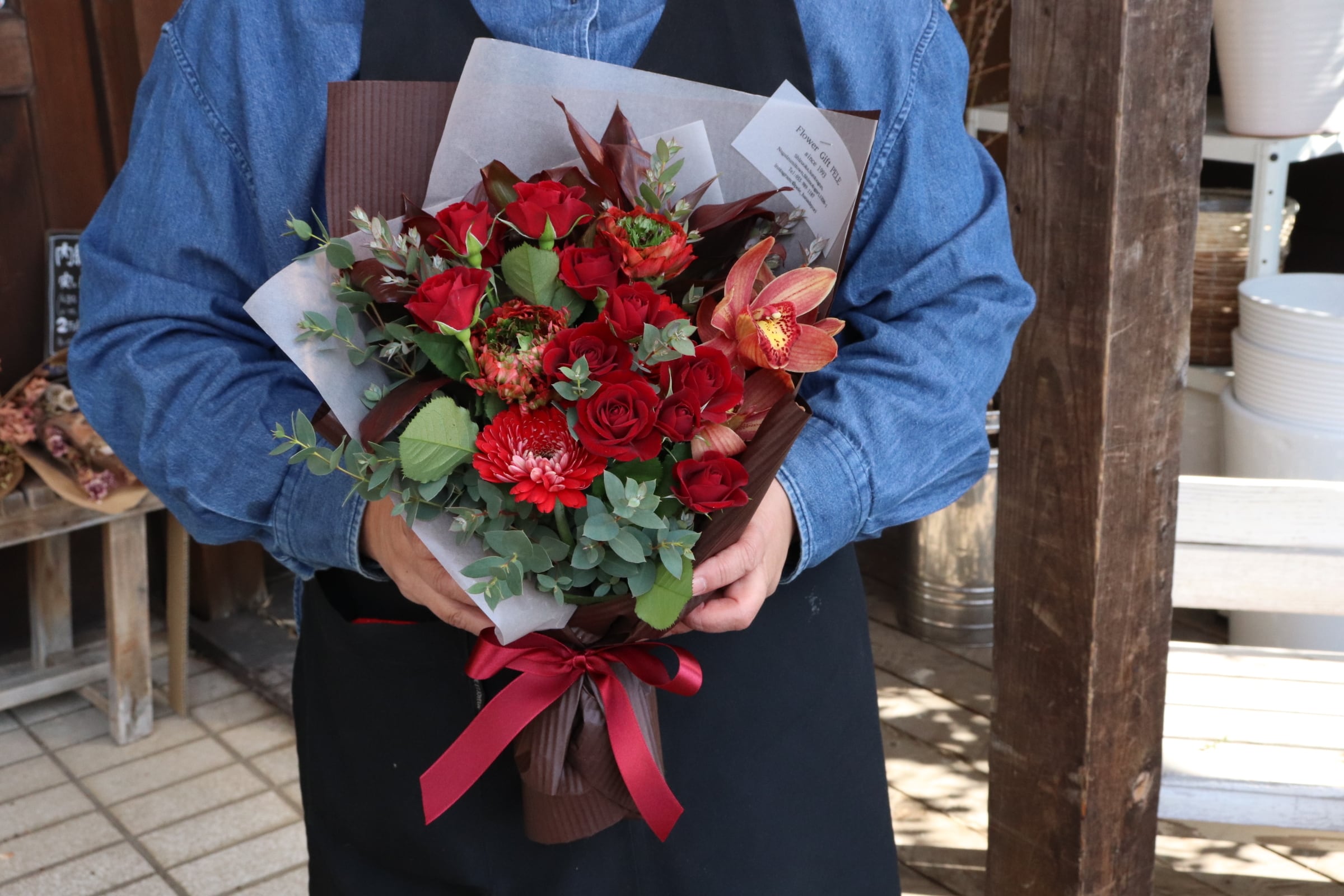季節の花束《S》 | 花屋ペレ｜ おしゃれな花束・ドライフラワー