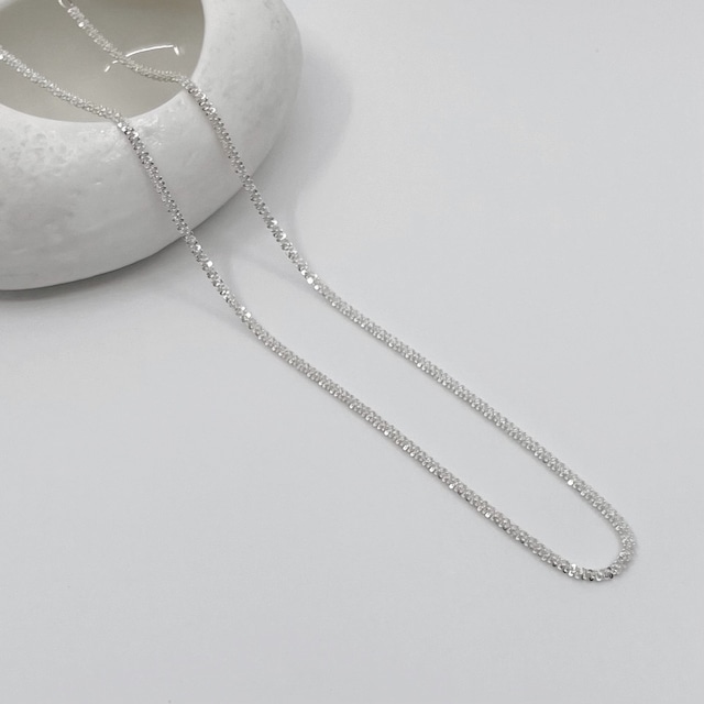 silver925 multifaceted necklace
