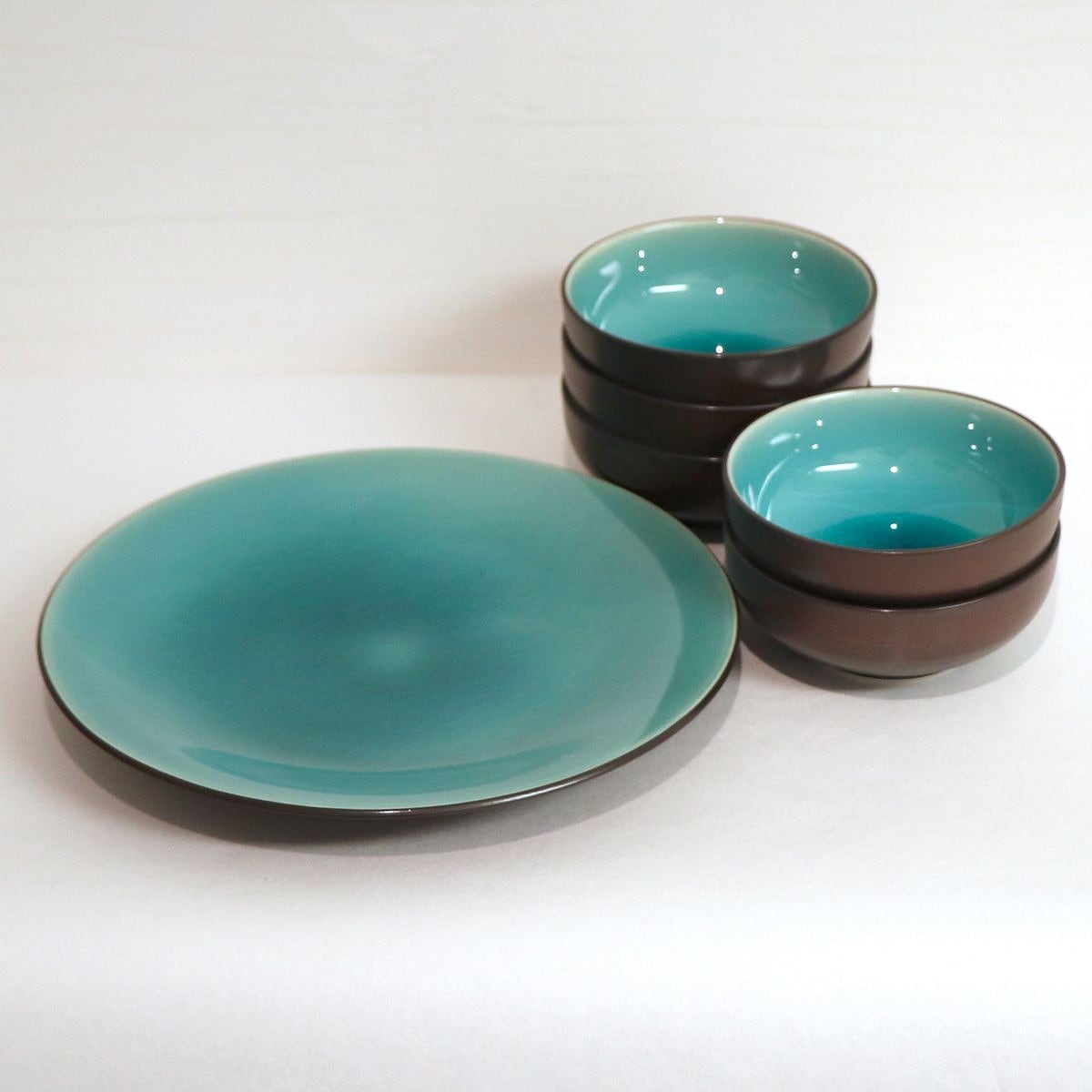 陶器・大皿・お椀・6点セット・No.200802-59・梱包サイズ80