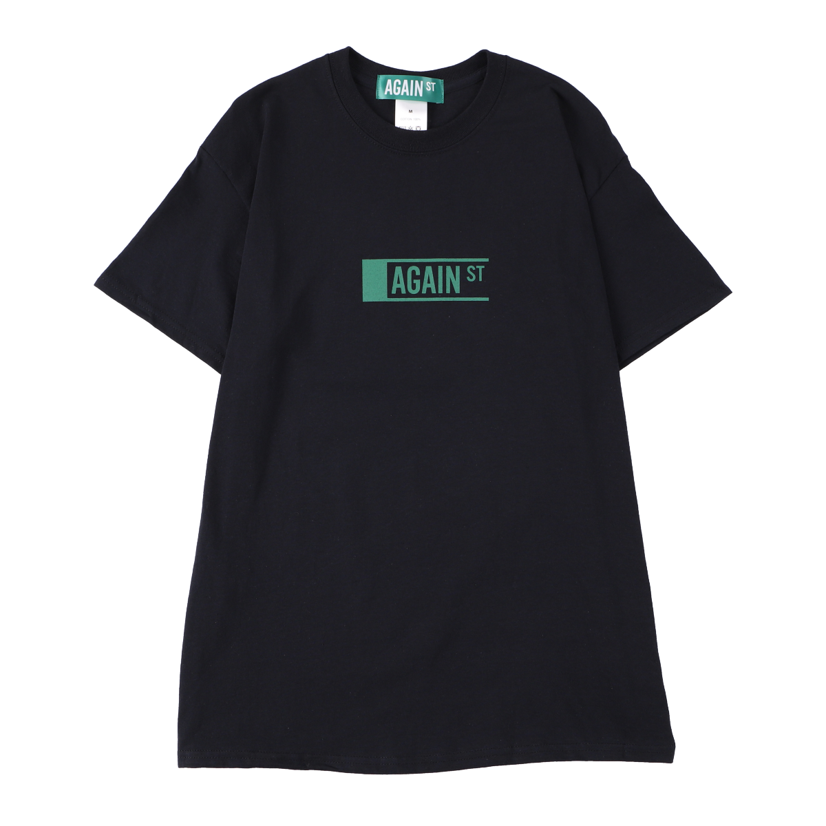 AGAINST Logo Tee Black