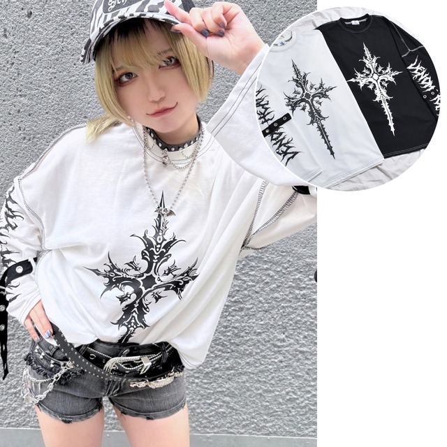 【10/21新着】クロスベルトステッチロンT