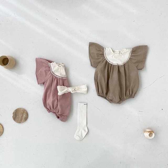 short sleeve  rompers
