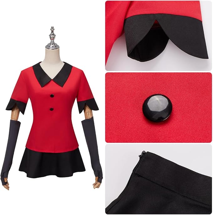 AwwwCos] ハズビンホテル コスプレ バギー Vaggie コスプレ衣装 6点