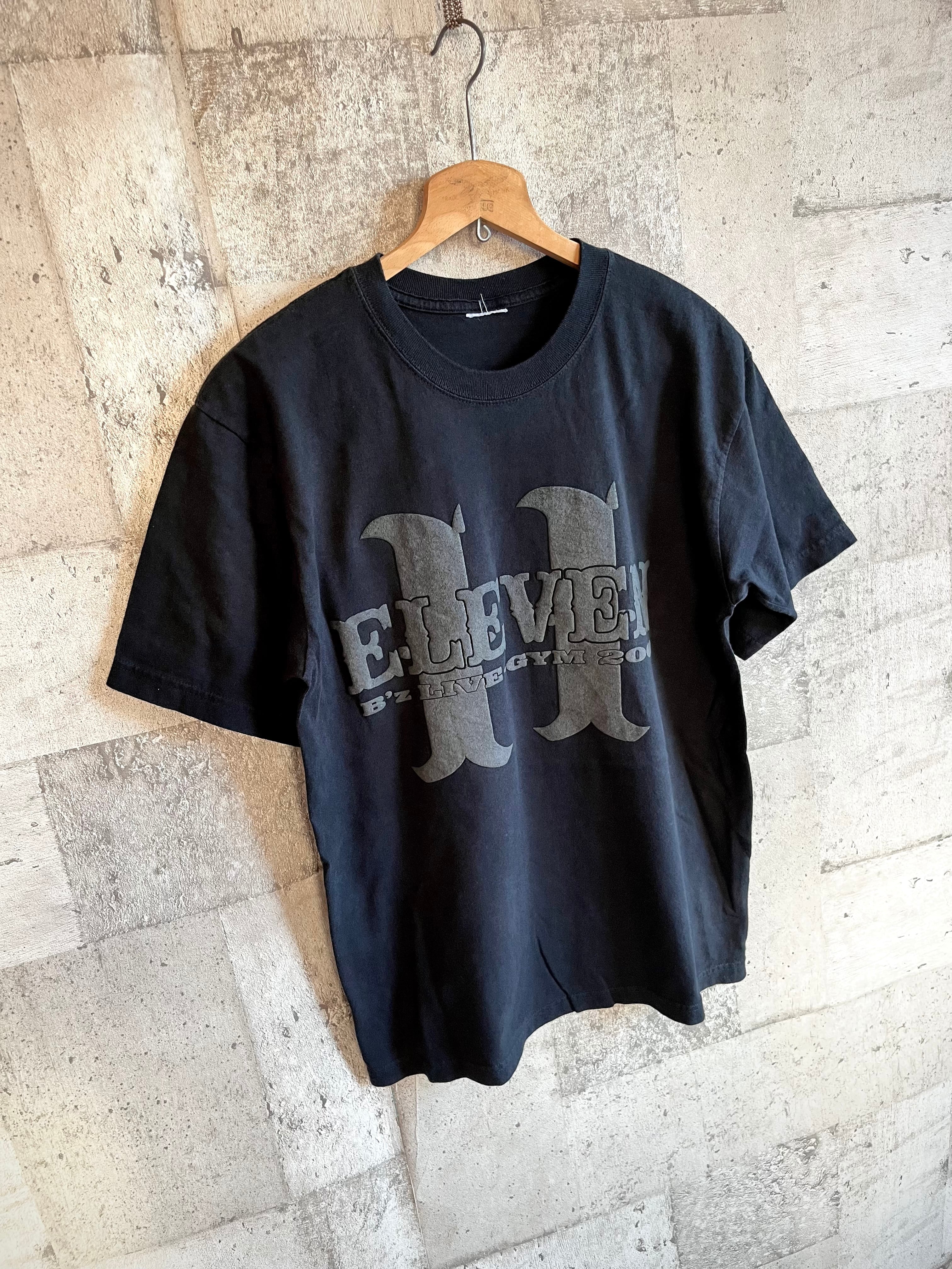 01s B’z ELEVEN LIVE GYM PRINT TEE OLD VINTAGE 2001年 Bz ライブ ツアーTシャツ オールド  ビンテージ