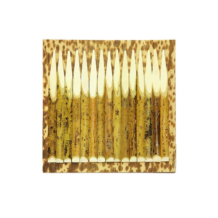 竹製 二段式 菓子器 黒 竹製 二段式 菓子器 黒 竹製 二段式 菓子器 黒