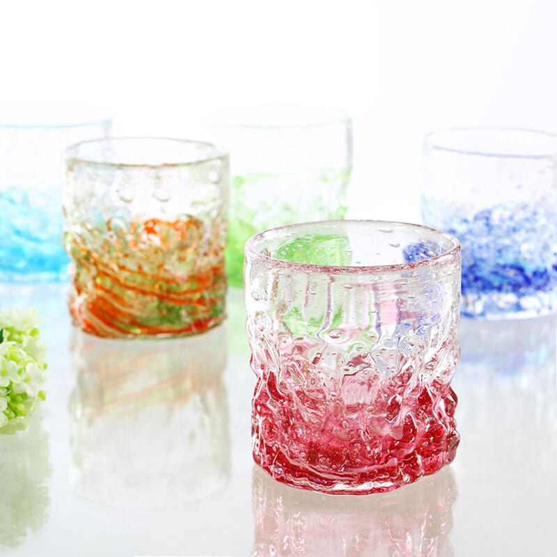 グラス 琉球ガラス ほたる石 沖縄 お土産 ホタル珊瑚グラス