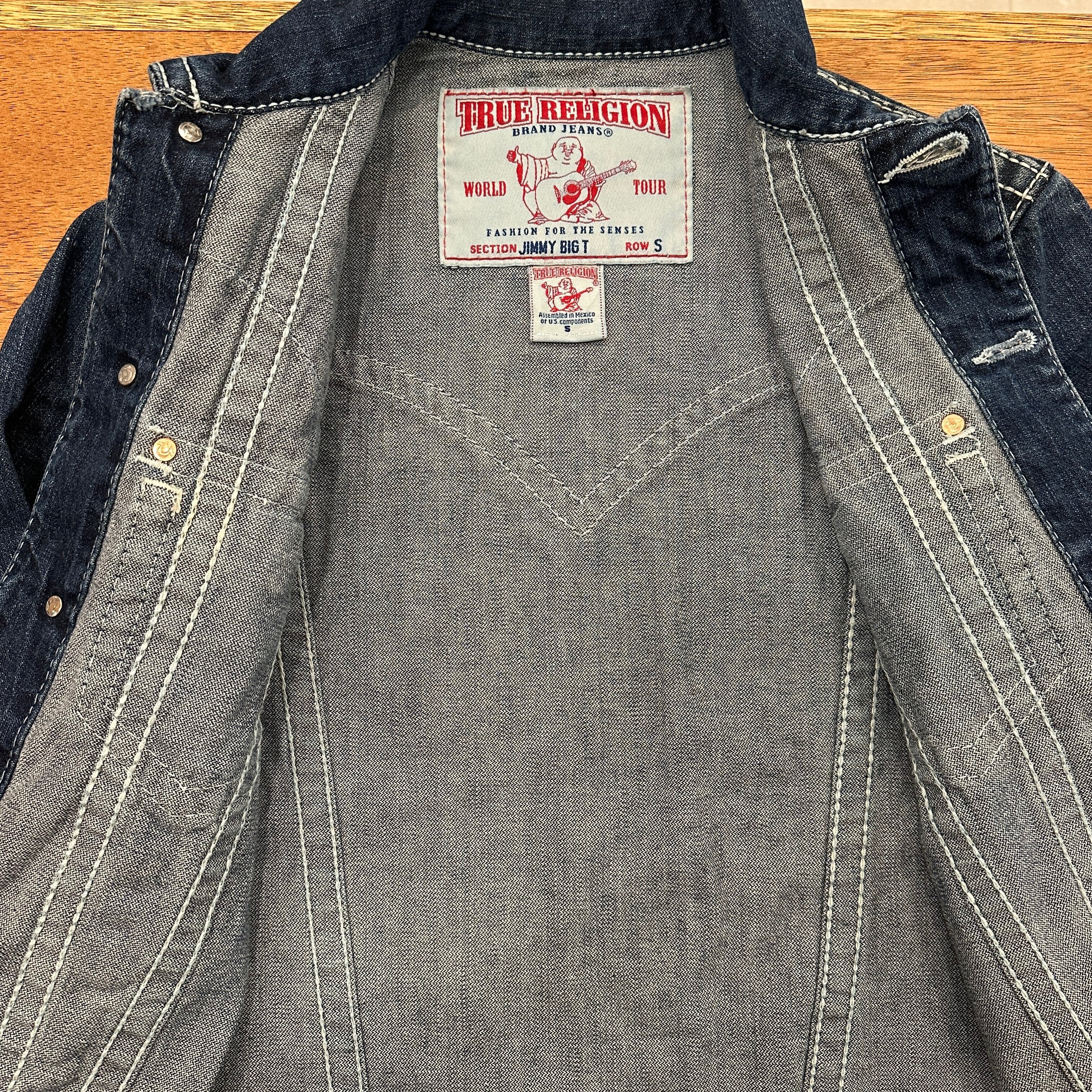TRUE RELIGION JIMMY BIG T DENIM JACKET S ⑧ | safarionline