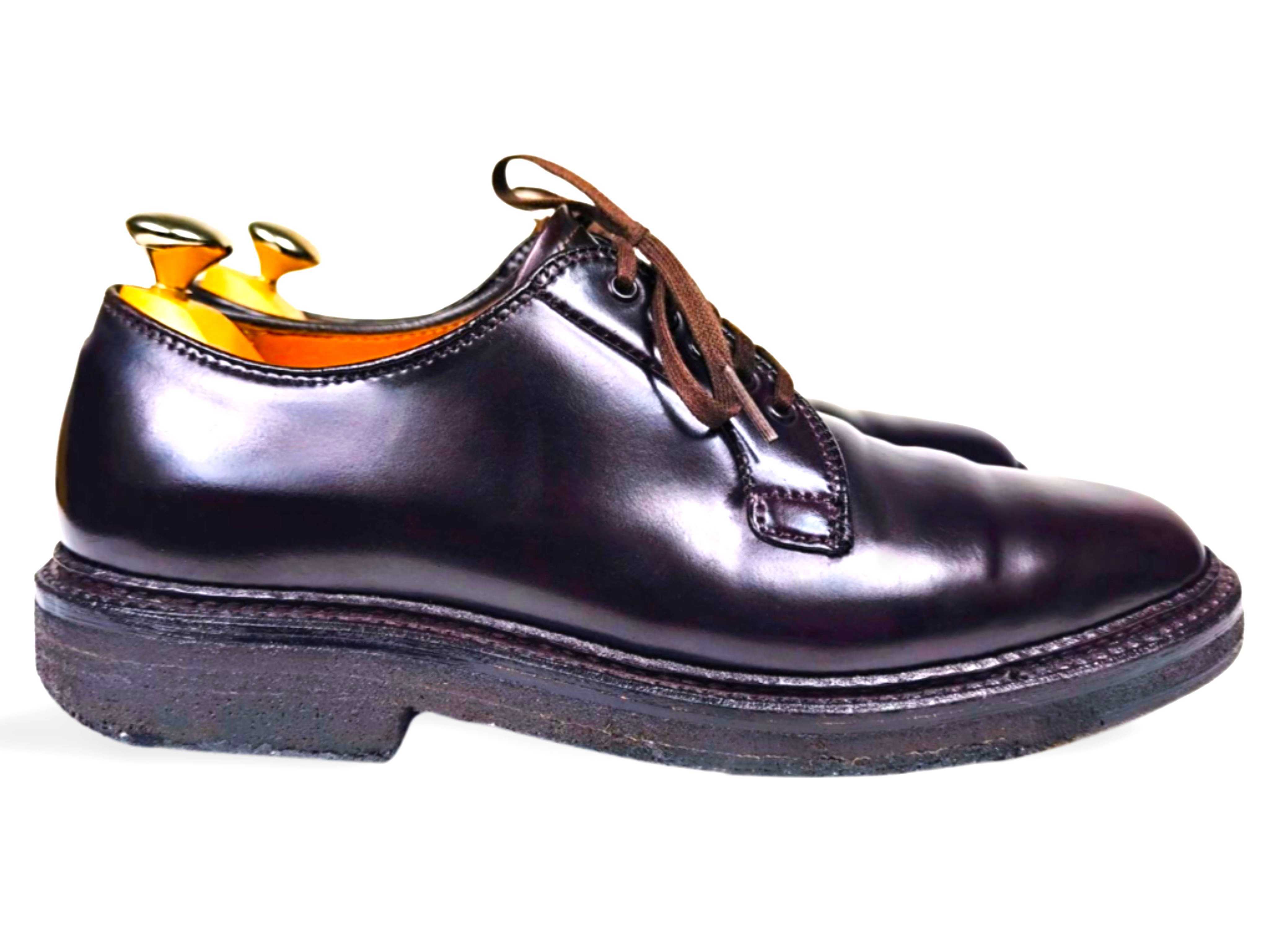 美品 オールデン プレーントゥ シューズ コードバン アローズ 別注 ALDEN／オールデン】UNITED ARROWS別注コードバンモックトゥ