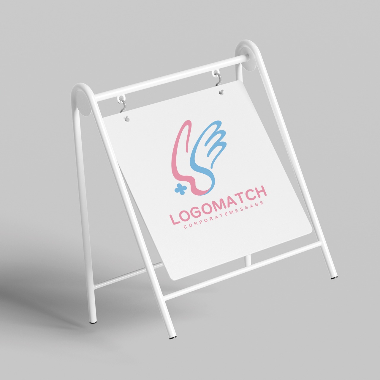 自由と希望の羽根のロゴ