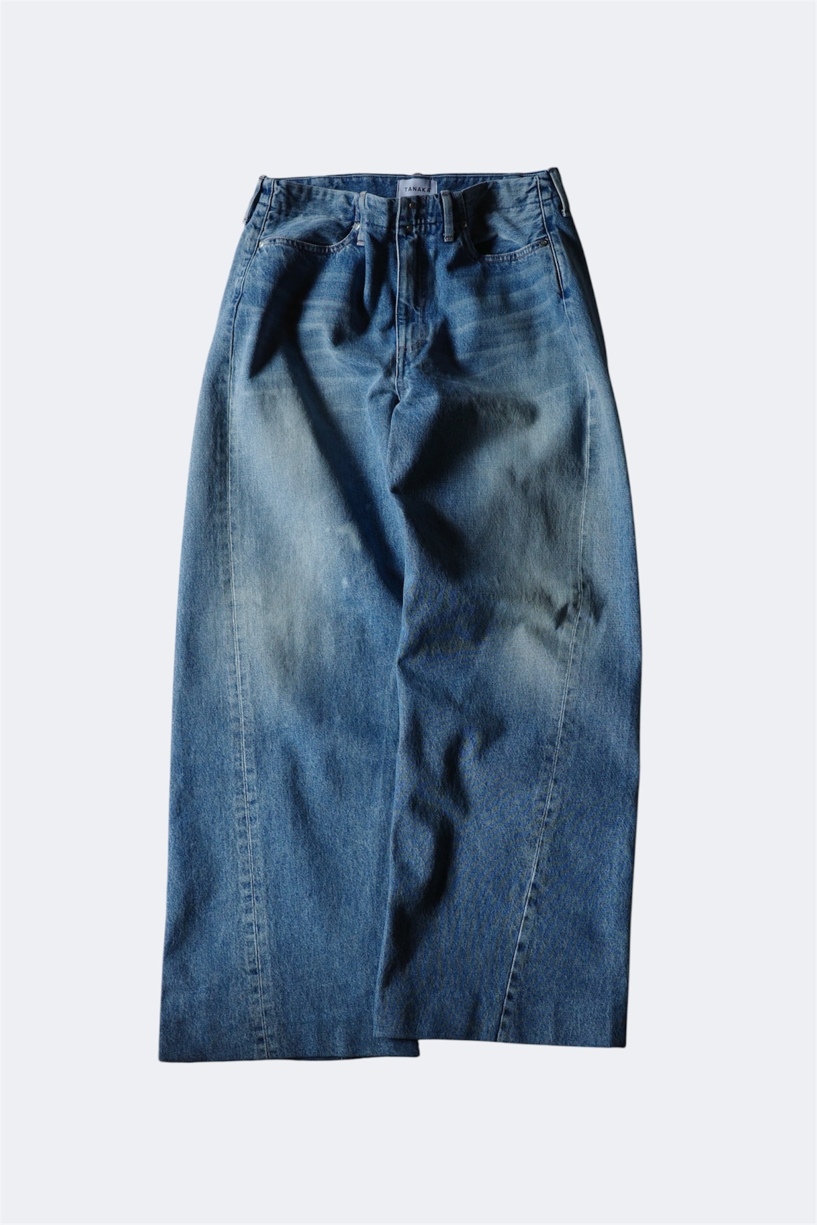 TANAKA【BOY JEAN TROUSERS -VINTAGE BLEACH BLUE-】 | lloomm