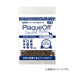 プロデン デンタルバイツ チキン味 犬用 10g (お試し トライアル 携帯用) 日本全薬工業 PlaqueOff 歯磨きいらず 口臭 歯垢 歯石 デンタルケア 口腔ケア おやつ サプリメント 天然海藻 ドッグ いぬ オーラルケア ご褒美 JAN:4562312013889