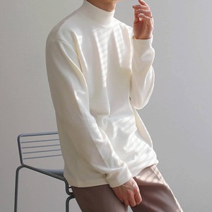 ベーシックモックネックロングTシャツ　MT0080053