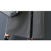 バイカラー ロング シャツワンピ 00300