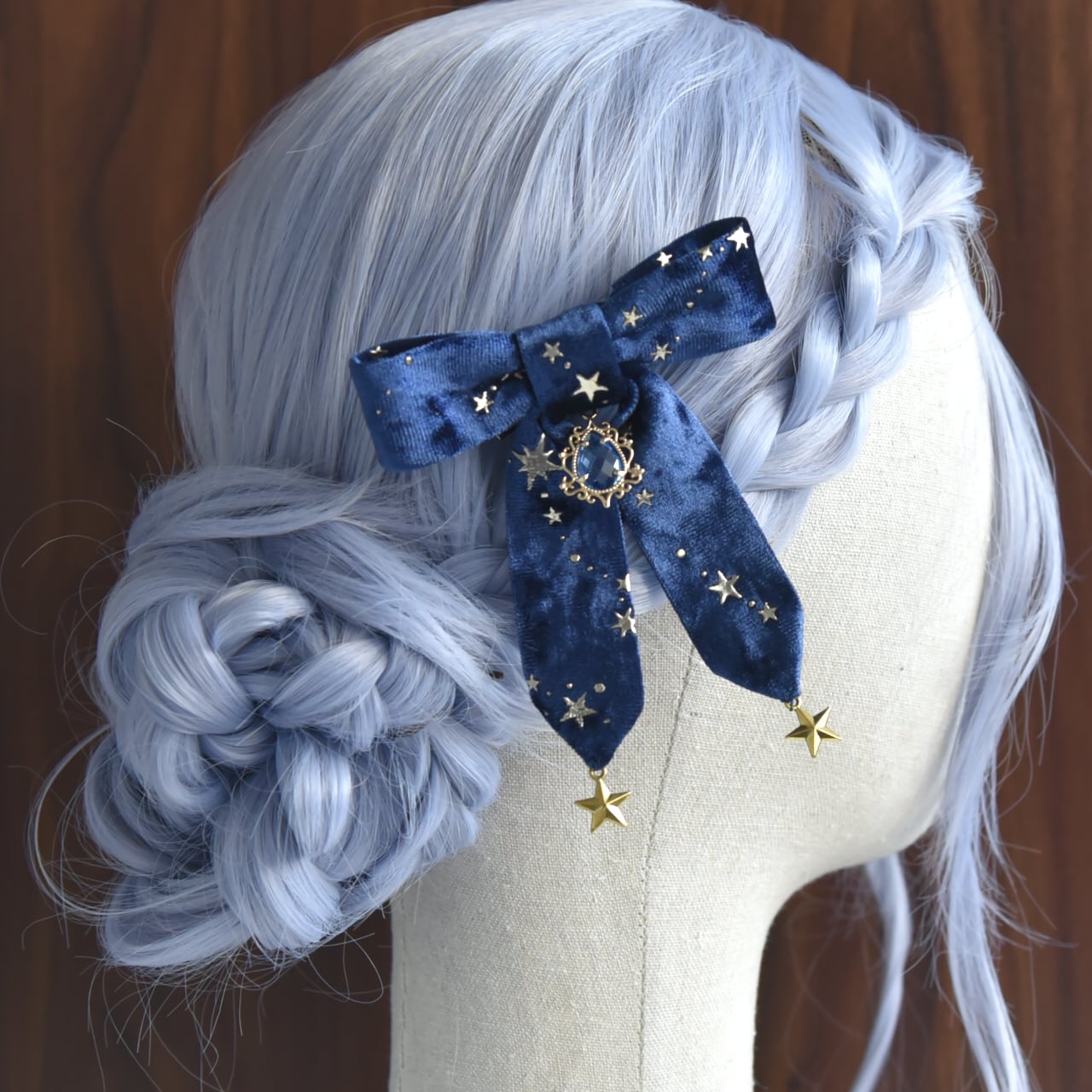 2wayリボン【星空ピエロ】 | Raga Muffin｜ゴスロリ、地雷系、靴下留め
